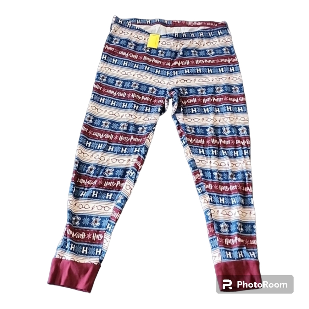 HARRY POTTER Thermal Pajama Sleepwear Size XL - Picture 3 of 3